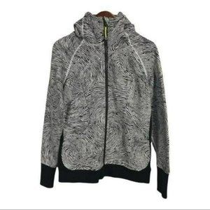 Lululemon Scuba Hoodie Rare Seawheeze Thumb Print 2016, Size 10